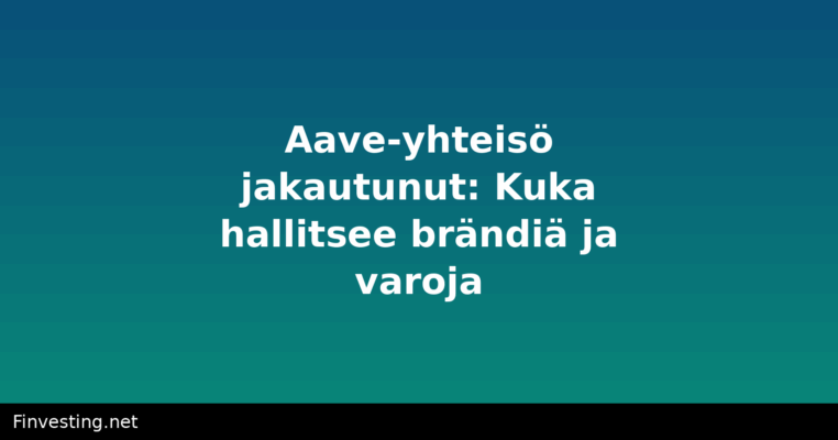 Aave-yhteisö jakautunut: Kuka hallitsee brändiä ja varoja?