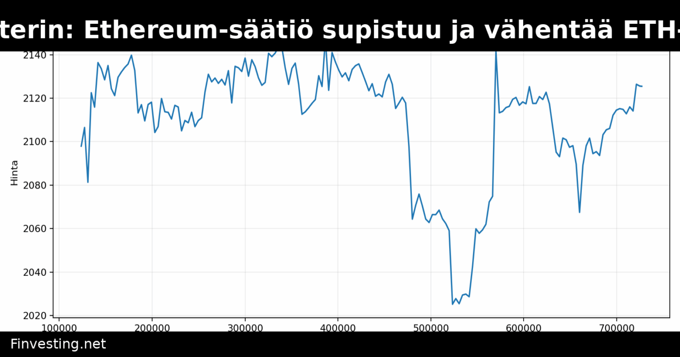 Vitalik Buterin: Ethereum-säätiö supistuu ja vähentää ETH-myyntejä
