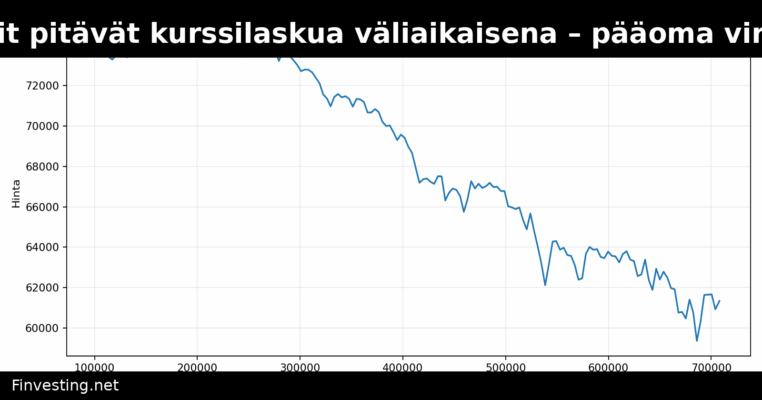Bitcoin-puristit pitävät kurssilaskua väliaikaisena – pääoma virtaa tekoälyyn