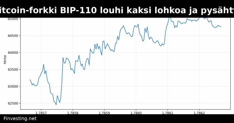 Bitcoin-forkki BIP-110 louhi kaksi lohkoa ja pysähtyi