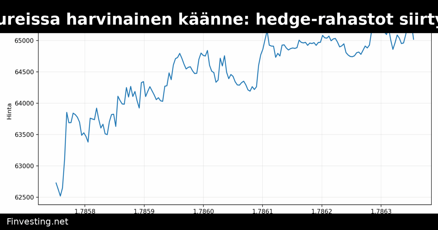 CME:n bitcoin-futuureissa harvinainen käänne: hedge-rahastot siirtyivät netto-longiksi