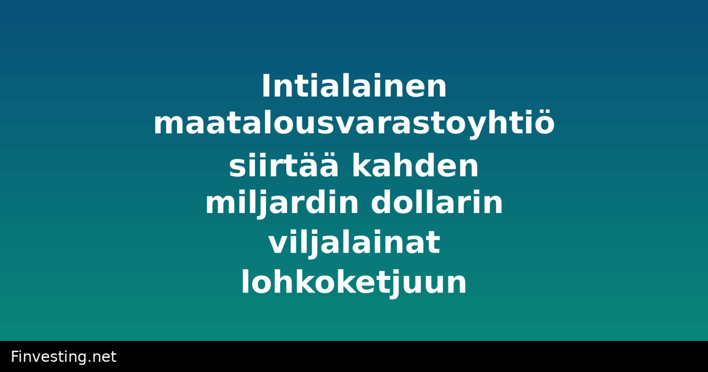 Intialainen maatalousvarastoyhtiö siirtää kahden miljardin dollarin viljalainat lohkoketjuun