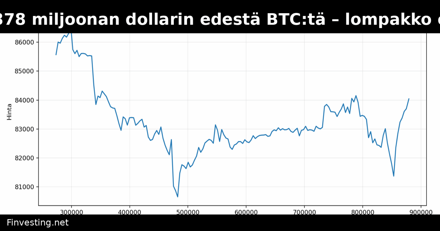 Bitcoin-valas siirsi 378 miljoonan dollarin edestä BTC:tä – lompakko odotti läpi vuoden 2020 romahduksen