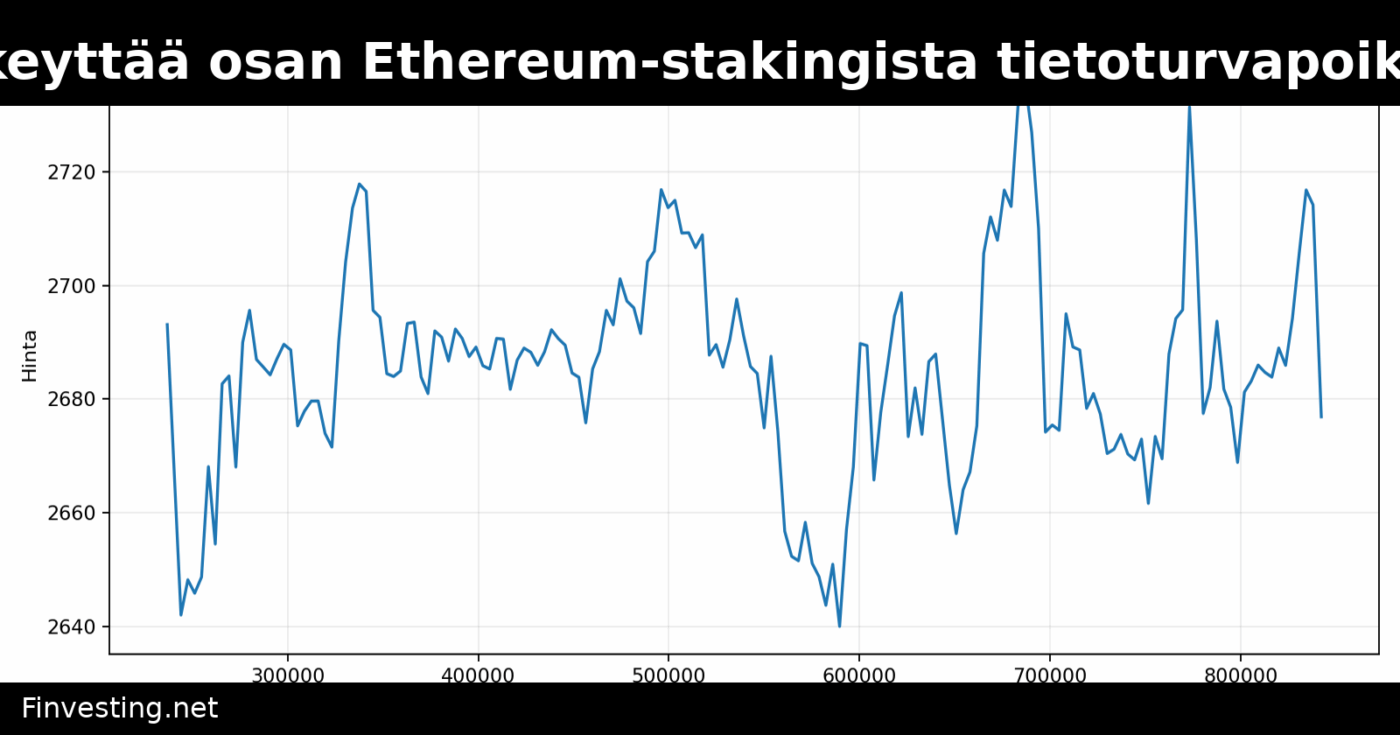 MetaMask keskeyttää osan Ethereum-stakingista tietoturvapoikkeaman vuoksi